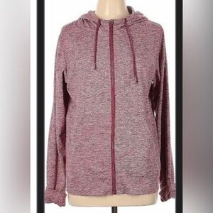 Athletic works zip front hoodie